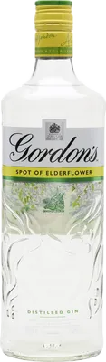 Bouteille de spiritueux : Spot Of Elderflower Gin de la marque Gordon's