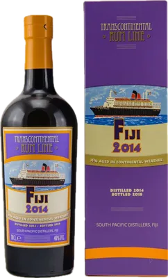 Bouteille de spiritueux : Fiji 2014 de la marque Transcontinental Rum Line