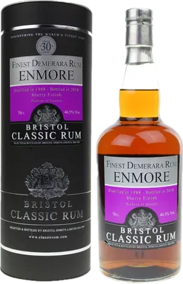 Bouteille de spiritueux : Finest Demerara Rum de la marque Bristol Classic Rum