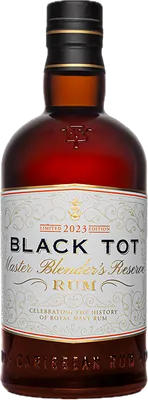 Bouteille de spiritueux : Master Blenders Reserve 2023 de la marque Black Tot Rum