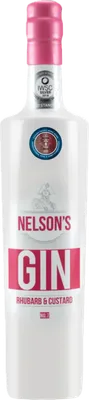 Bouteille de spiritueux : Rhubarb & Custard Gin de la marque Nelson's