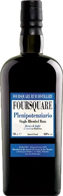 Bouteille de spiritueux : Plenipotenziario de la marque Foursquare