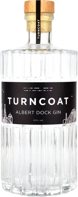 Bouteille de spiritueux : Albert Dock Gin de la marque Turncoat