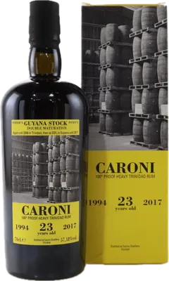 Bouteille de spiritueux : 36th Release Heavy Trinidad Rum Guyana Stock de la marque Caroni