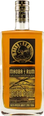 Bouteille de spiritueux : American Oak Aged Rum de la marque Mhoba