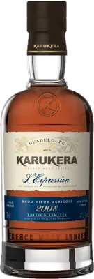 Bouteille de spiritueux : Millésime L'Expression de la marque Karukera