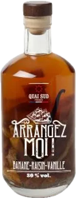 Bouteille de spiritueux : Arrangez-Moi Banane-Raisin-Vanille de la marque Quai Sud
