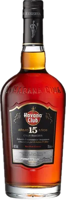 Bouteille de spiritueux : 15 Años Añejo Gran Reserva de la marque Havana Club