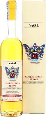 Bouteille de spiritueux : Clairin Ansyen Vaval de la marque Vélier