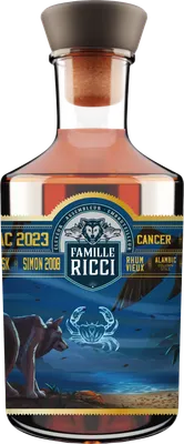 Bouteille de spiritueux : Zodiac Cancer de la marque Famille Ricci