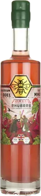 Bouteille de spiritueux : Forced Darkeside Rhubarb Gin Liqueur de la marque Zymurgorium