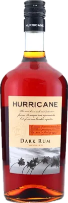 Bouteille de spiritueux : Hurricane Dark Rum de la marque Celebrity SRL