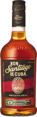 Bouteille de spiritueux : Extra Añejo 12 Años de la marque Santiago de Cuba
