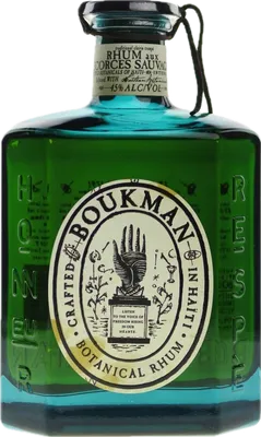 Bouteille de spiritueux : Botanical Rhum de la marque Boukman