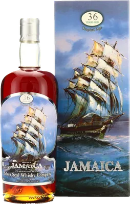 Bouteille de spiritueux : Jamaica de la marque Silver Seal