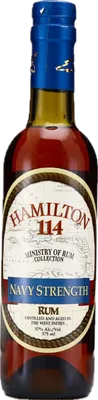 Bouteille de spiritueux : 114 Navy Strength de la marque Hamilton