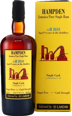 Bouteille de spiritueux : Single Cask Selected by LMDW de la marque Hampden