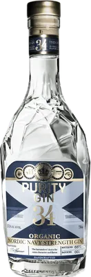 Bouteille de spiritueux : Nordic Navy Strength Gin de la marque Purity