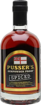 Bouteille de spiritueux : Gunpowder Proof Spiced de la marque Pusser's