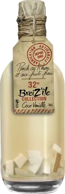 Bouteille de spiritueux : Breiz'île Collection - Coco Vanille de la marque Breiz’île