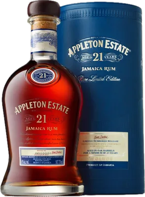Bouteille de spiritueux : 21 Years de la marque Appleton Estate