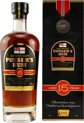 Bouteille de spiritueux : Aged 15 Years de la marque Pusser's