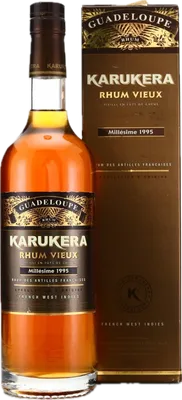 Bouteille de spiritueux : Millésime de la marque Karukera