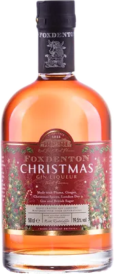 Bouteille de spiritueux : Christmas Gin Liqueur de la marque Foxdenton