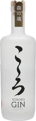 Bouteille de spiritueux : Gin de la marque Kokoro