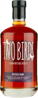 Bouteille de spiritueux : Spiced Rum de la marque Two Birds