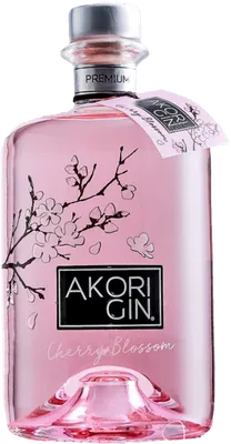 Bouteille de spiritueux : Cherry Blossom de la marque Akori Gin