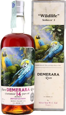 Bouteille de spiritueux : Demerara Rum de la marque Silver Seal