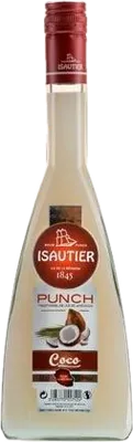 Bouteille de spiritueux : Punch Coco de la marque Isautier