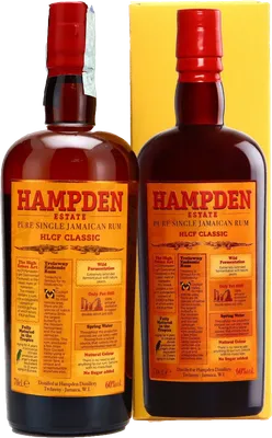 Bouteille de spiritueux : Pure Single Jamaican Rum Classic de la marque Hampden