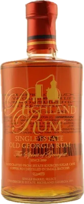 Bouteille de spiritueux : Single Estate Old South Georgia de la marque Richland Rum