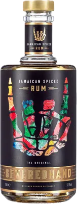 Bouteille de spiritueux : Jamaican Spiced Rum de la marque Black Powder