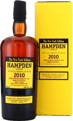 Bouteille de spiritueux : Single Cask The New York Edition de la marque Hampden