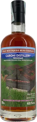 Bouteille de spiritueux : Exclusively bottled for Beija-Flor (Italy) de la marque Caroni