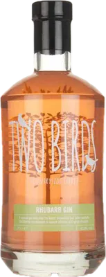 Bouteille de spiritueux : Rhubarb Gin de la marque Two Birds
