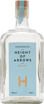 Bouteille de spiritueux : Bright Gin de la marque Height of Arrows