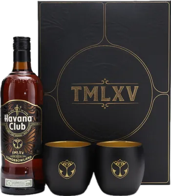 Bouteille de spiritueux : Tomorrowland XV de la marque Havana Club