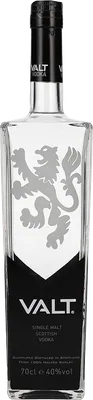 Bouteille de spiritueux : Single Malt Scottish Vodka de la marque Valt