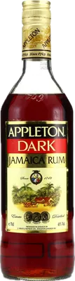 Bouteille de spiritueux : Dark Jamaica Rum de la marque Appleton Estate