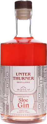 Bouteille de spiritueux : Sloe Gin de la marque Unterthurner