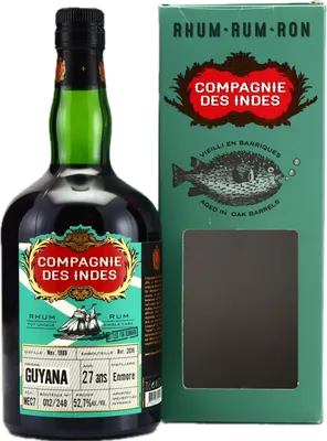 Bouteille de spiritueux : Guyana (Bottled for Denmark) de la marque Compagnie des Indes