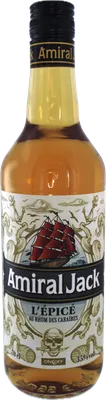 Bouteille de spiritueux : L'épicé de la marque Amiral Jack