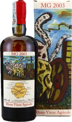 Bouteille de spiritueux : MG Rhum Vieux Agricole de la marque Vélier