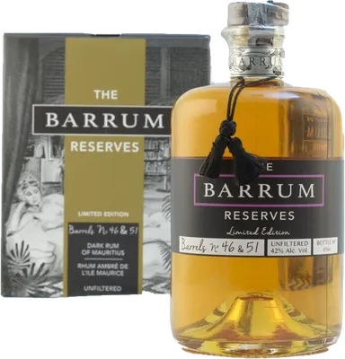 Bouteille de spiritueux : Reserves de la marque Barrum