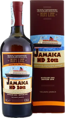 Bouteille de spiritueux : Jamaica HD 2012 (Selected by Fine Spirits) de la marque Transcontinental Rum Line