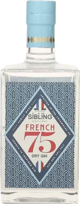 Bouteille de spiritueux : French 75 Dry Gin de la marque Sibling